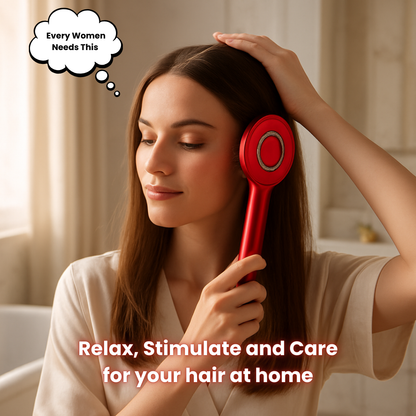 LED Therapy Massaging Brush