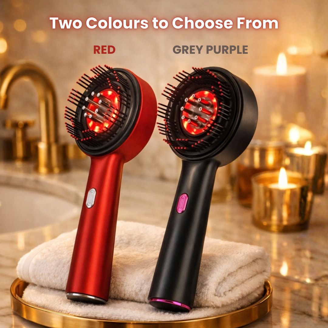 LED Therapy Massaging Brush