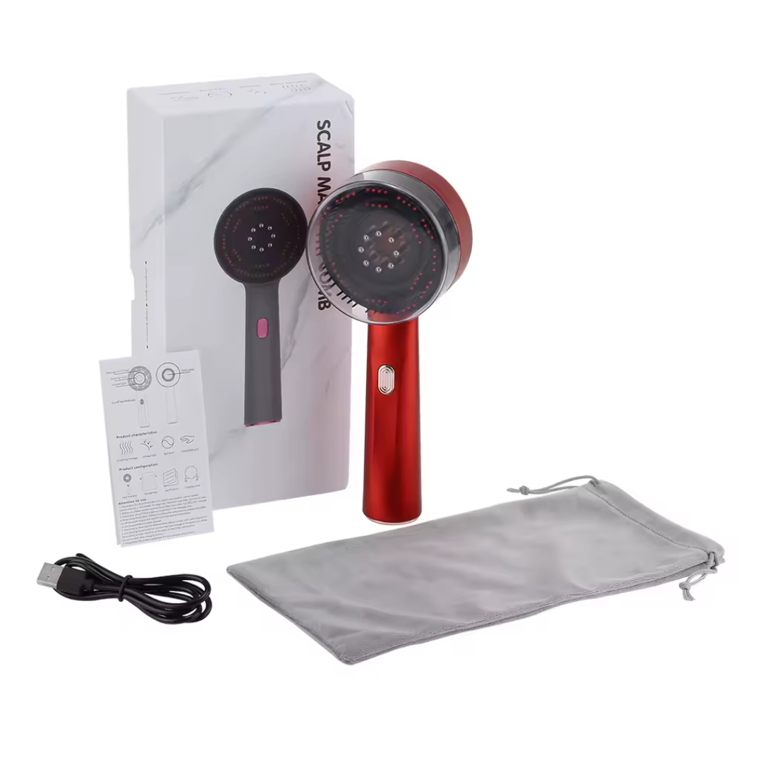 LED Therapy Massaging Brush