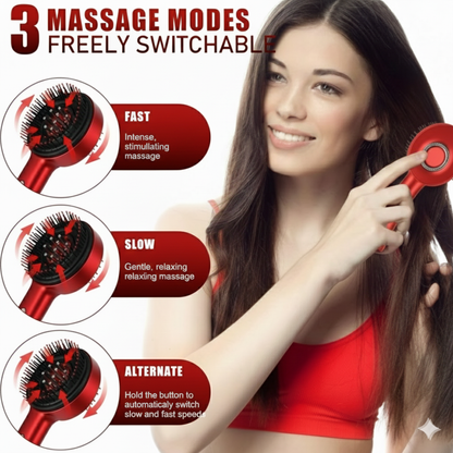 LED Therapy Massaging Brush